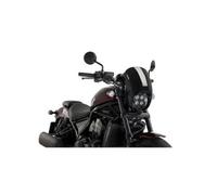 PUIG Bulle Semi- Carénée Anarchy Honda CMX1100 DCT Rebel 25-26 Noir