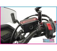 Motoplastic Couvercle réservoir frein et embrayage 9262R Honda CB1300 2004 Aluminium anodisé Rouge