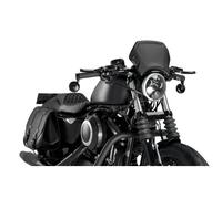 PUIG CARENAGE AVANT EN ALUMINIUM POUR HARLEY D. SPORTSTER 883 IRON 09-12 NOIR