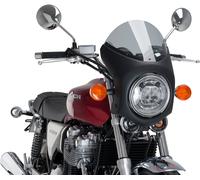 Puig Carénage De Guidon Rétro Avec Abe PHARE 200 MM, UNI.