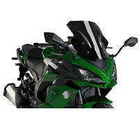 Puig Bulle Racing 20471N – Acrylique 3 mm double-hauteur – Noir – Kawasaki Ninja 1000SX 2025
