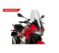 PUIG Cupolino Touring 24-26 Moto Guzzi Stelvio Transparent - Sans Radar