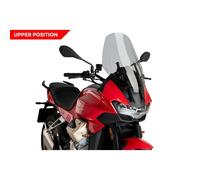 PUIG Cupolino Touring Pour Moto Guzzi Stelvio 24-26 Fumé Clair - Sans Radar