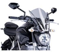 PUIG Ecran Naked touring fumé transparent pour Yamaha mt-07