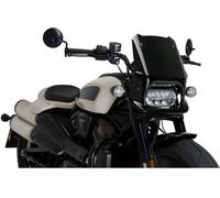 PUIG écran noir naked sport pour Harley davidson sportster s