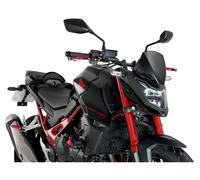 Puig 21571J New Generation Sport Plus en ABS haute résistance avec design aérodynamique pour protection et esthétique naked, Noir Mat