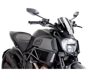 Puig Écran sport avec ABE Diavel, année 14-, teinte foncée