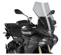 Puig Bulle Touring 22456H – Haut aérodynamique en acrylique CN 4 mm, profil arrondi, fumé