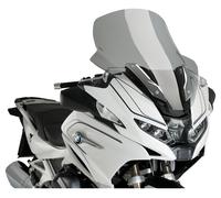 Motoplastic – Bulle Touring Puig 20774H – Acrylique CN 4 mm, haut, profil arrondi, fumé