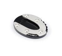 Puig Extension de béquille latérale 20198N – Base élargie inox et aluminium usiné – Noir