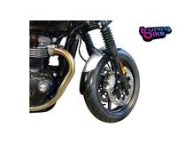 PUIG EXTENSION GARDE BOUE AVANT POUR TRIUMPH SPEED TWIN 19-20 NOIR MAT