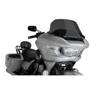 Puig Pare-brise moto 22108F High-Road Touring protection renforcée Fumé Foncé