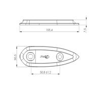 PUIG Jeu de coques de rétroviseurs compatible avec YAMAHA R3 321