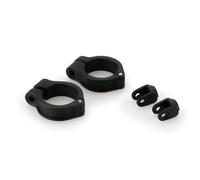 Puig Jeu de colliers 20756N 39 mm pour protections moteur R19 Noir