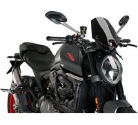 PUIG naked sport screen black ABE approved for Ducati