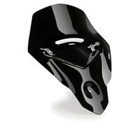 Puig Bulle Sport 21318N – Acrylique haute résistance, profil arrondi, Noir