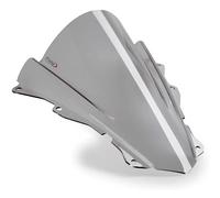 Puig 21767H Bulle Z-Racing aérodynamique et Sportive en Acrylique de 3 mm avec Double Hauteur et canaux latéraux améliorant Protection et stabilité, Fumé