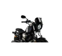 PUIG Pare-brise Cupolino Semi-carénage Anarchy Pour Yamaha XV950/R 17-20 Noir