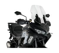 Puig Bulle Touring 3640W Acrylique CN 4 mm, profil arrondi, zone supérieure plate, transparent