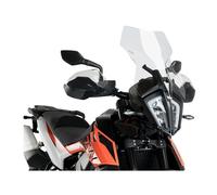 Puig Bulle Touring 3587W Acrylique CN 4 mm Haut Profil arrondi avec déflecteurs Transparent