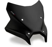 Puig 22077J Naked New Generation Sport sportive et aérodynamique en acrylique de 3 mm avec design surélevé qui améliore la protection et maintient une large visibilité, Noir Mat