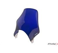 PUIG pare-brise nu bleu 340x320mm ABE approuvé pour Kawasaki
