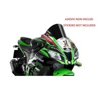 PUIG Pare-brise R-RACER Pour Kawasaki ZX-10RR 17-18 Noir