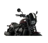 PUIG Pare-brise Semi Carénage ANARCHY Pour Honda CL500 23-26 Noir