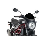PUIG Pare-brise Semicaté SV650 16-21 NERO-NERO (3169N)