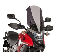 Motoplastic Bulle touring Puig 8901F - acrylique CN 4 mm, profil arrondi, fumé foncé