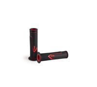 PUIG Poignées Modèle Core Couleur Rouge - Longueur: 121 mm
