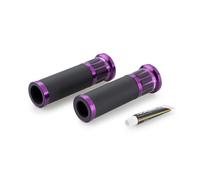 PUIG Poignées Moto Modèle HI-TECH RACING Violet - Longueur 119 mm