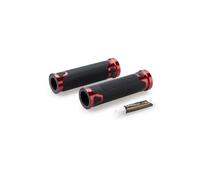 PUIG Poignées Moto Modèle Revving Couleur Rouge - Longueur 123 mm