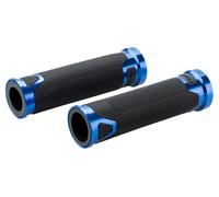 Puig Poignées Revving, noir 22 MM, BLEU, PAIRE