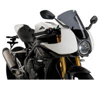 Puig 21262F Bulle R-Racer Sportive aérodynamique Haute Performance fabriquée en PMMA de 3 mm avec Design Racing optimisé pour améliorer Protection et stabilité, Fumé Foncé