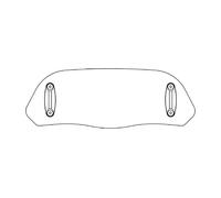 Puig Visière amovible multidimmable 6269W, universelle, 277 x 100 mm