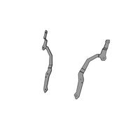 PUIG Support Pour Pare-Brise Honda CRF1000L Africa Twin 18-19 Noir 9154N
