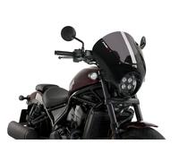Puig Cupolino Semicarenato Dark Night Pour Honda Cmx1100 Rebel 21-25 Fumé Clair