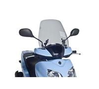 Puig 8485H Urban saute-vent pour scooter de plus grande hauteur avec protection aérodynamique optimisée pour usage urbain, Fumé