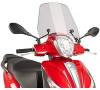 Puig 9198H Urban Saute-Vent pour Scooter de Plus Grande Hauteur avec Protection aérodynamique optimisée pour Usage Urbain, Fumé