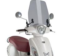 PUIG urban smoked clear screen 405x390mm pour Kymco