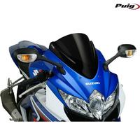 PUIG z-racing écran noir 350x325mm ABE approuvé pour Suzuki
