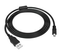Puiixur Câble USB de transfert de données de rechange compatible avec Fujifilm X10, X20, XF1, FinePix S4500 S4200 JX650 JX660 JX675 JX680 AX385 AX500 AX510 J10 J100 J12 et plus encore, 4 0,3 m 0,5 m