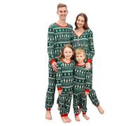 Puimentiua Pyjama Noel Combinaison Pyjama Femme Pyjama Noel Famille Chaud Et Doux NoëL Pyjamas Maison Costume Ensemble,06,Mom XL