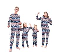 Puimentiua Pyjama Noel Combinaison Pyjama Femme Pyjama Noel Famille Chaud Et Doux NoëL Pyjamas Maison Costume Ensemble,10,Mom M