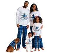 Puimentiua Pyjama Noel Combinaison Pyjama Femme Pyjama Noel Famille Chaud Et Doux NoëL Pyjamas Maison Costume Ensemble,40,Mom XXL