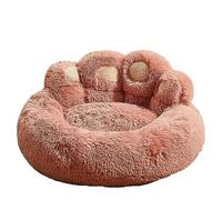 PUIOKA Coussin Anti-Stress pour Chien, lit Moelleux en Forme de Patte d'ours, Panier Lavable et apaisant pour Grands, Moyens et Petits Chiens