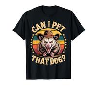Puis-Je caresser ce Chien ? Meme Funny Opossum Possum T-Shirt