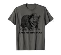 Puis-Je caresser ce Chien Meme Opossum Funny T-Shirt