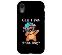 Puis-je caresser ce chien, mèmes drôles d'ours, blagues pour enfants Coque pour iPhone XR